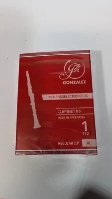 GONZALEZ RC HAND SELECTED Bb CLARINET REEDS BOX OF 10