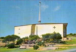 Sydney Naval Memorial Chapel of St George Postcard. Vintage Chapel on the Cliffs - Picture 1 of 2