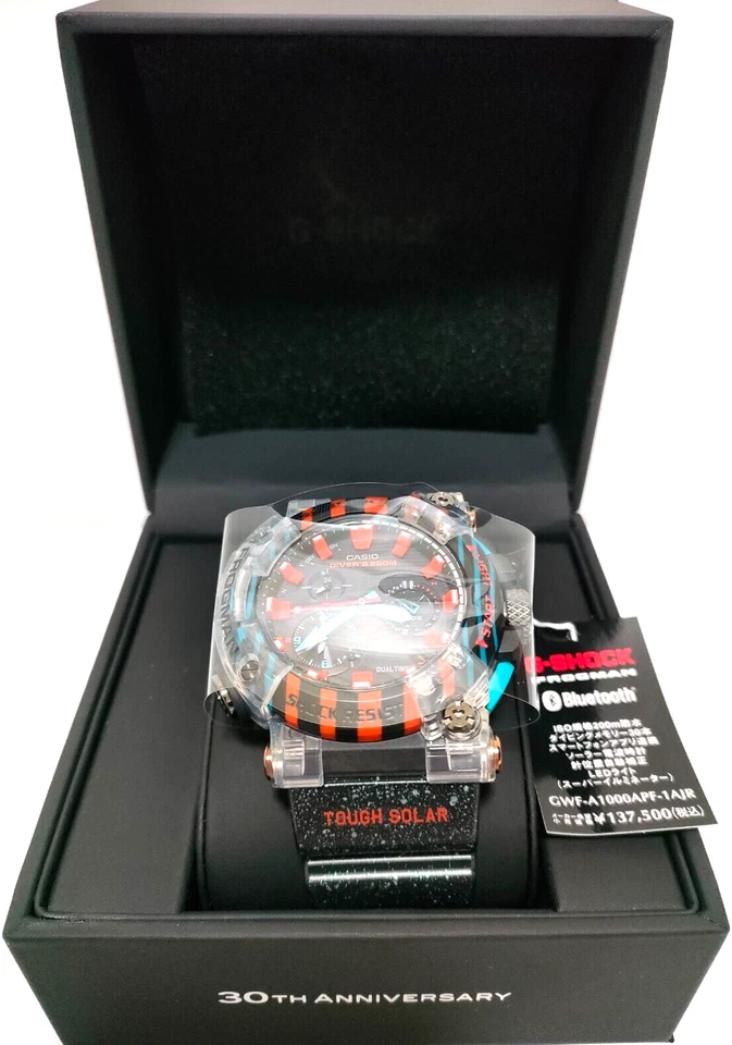 CASIO G-SHOCK GWF-A1000APF-1AJR FROGMAN 30th ANNIVERSARY Poison Dart Frog Tough