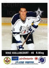 2000-01 Sudbury Wolves Police #9 Mike Vaillancourt
