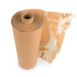 Hex Wrap Honeycomb Protective Paper Packaging Bubble Wrap Alternative Recyclable - Picture 1 of 6