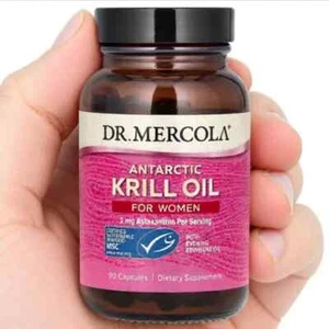 Dr. Mercola, Antarctic Krill Oil with Evening Primrose Oil for Women, 90 Capsule - Picture 1 of 2