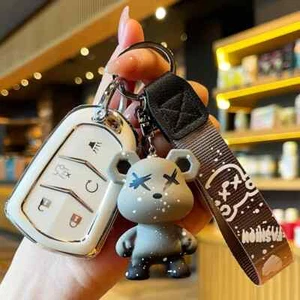 Key Case Cover Fob Protector TPU for Cadillac ATS CT6 CTS DTS Escalade ESV SRX - Picture 1 of 7