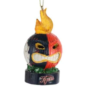 Detroit Tigers beleuchteter Team Tiki Ball Baseball Ornament 3,5" TEAMSPORT AMERIKA - Bild 1 von 1