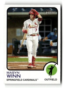 2022 Topps Heritage Minor League Edition - #127 Masyn Winn - Picture 1 of 2