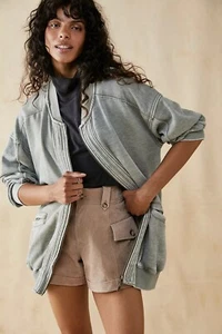 Nuevo Free People Robby Bomber Talla Xtra Grande - Imagen 1 de 5