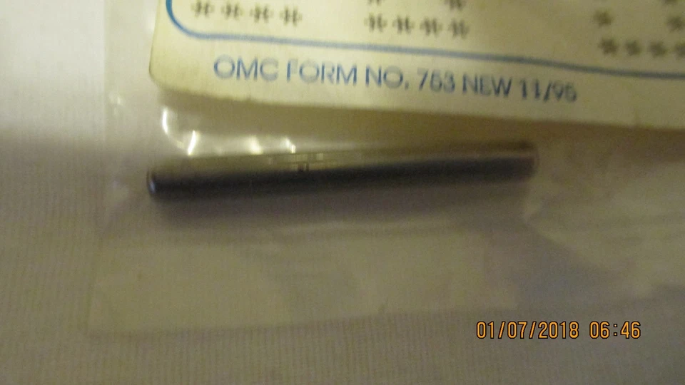 OMC Trolling Motor  0319523 319523  PIN, Pinion Gear,  Steering (item 2616) - Image 1 of 2