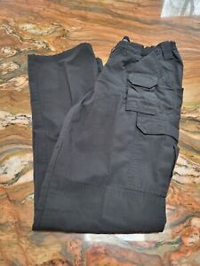 5.11 pantalon tactique homme moyen 30x34 cargo noir déchirure vêtements de travail randonnée en plein air