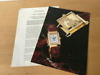 Used in shop Press Kit REVERSO FLORALE TIAR&#201; Jaeger-LeCoultre B&#194;LE 2001 Used