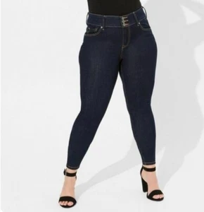 torrid jegging super soft dark wash high rise jeans womens 22R - Picture 1 of 6