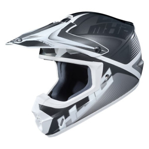 Open Box HJC Helmets Adults CS-MX 2 Dirt Bike Helmet White/Grey Size XL