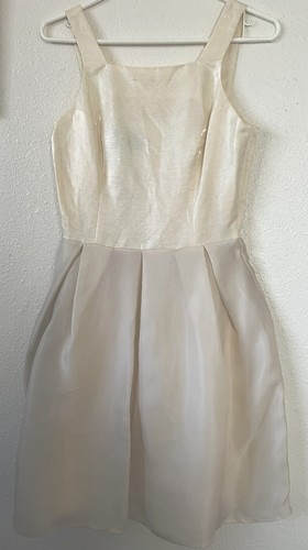 Abito VERSUS Gianni Versace vintage anni 70 80 autentico panna seta avaria tg 26 40 NUOVO