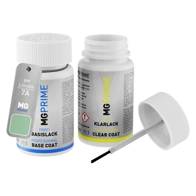 Vernice per auto Kit stilo di ritocco per Lincoln 7A CRJAXXA Light Jade 2 x 50ml - Immagine 1 di 4
