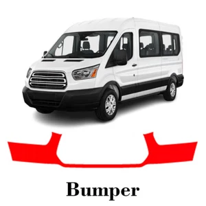 Front bumper PreCut PPF Paint Protection Film For Ford Transit 2015-2019 - Picture 1 of 6