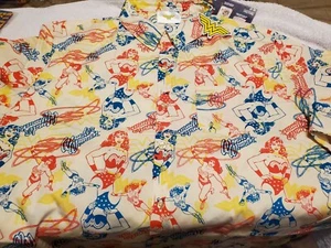 DC Comics World's Finest Collection Wonder Women Button Down Shirt size Large - Picture 1 of 4