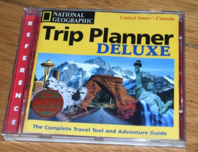 NATIONAL GEOGRAPHIV TRIP PLANNER DELUXE CD-ROM United States & Canada 1999 - Image 1 of 3