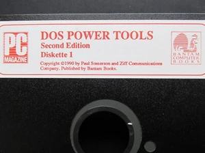 DOS Power Tools, Second Ed, Two - 5.25 / 5 1/4" Floppy Disk, PC Magazine 1990 - Picture 1 of 3