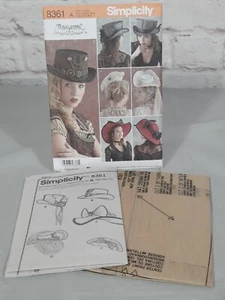 Simplicity 8361 Arkivestry Hat Costume Pattern Gothic Steampunk Cosplay UNCUT - Picture 1 of 2