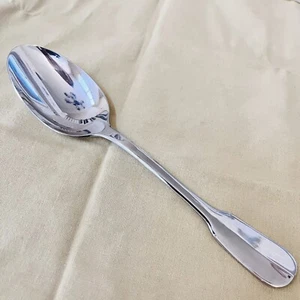Sabatier 18/10 Stainless Tablespoon Serving Spoon Plain Fiddle Flatware - Picture 1 of 5