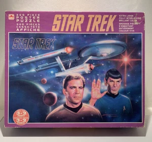 Star Trek 300-piece Puzzle, 3'x2' Complete, 1993, Mr. Spock, Kirk, Enterprise - Bild 1 von 2