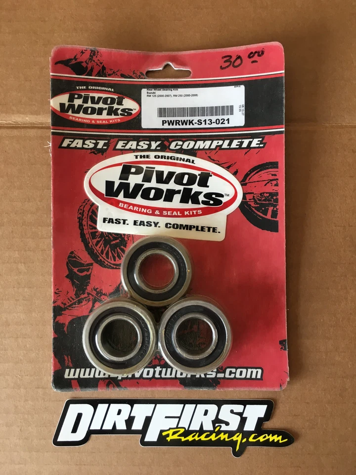 Pivot Works Rear Wheel Bearing Kit Suzuki RM 125 250 RM125 RM250 PWRWK-S13-021 Foto 1 de 1