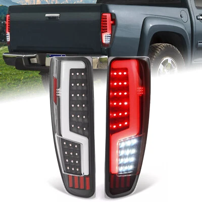 Clear LED Tail Lights For Chevy Colorado GMC Canyon 2004-2012 Driver + Passenger - Image 1 of 4