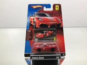 HOT WHEELS N8092 FERRARI RACER FXX -RED+WHITE 3inch- GOOD IN BLISTER - A005 - Picture 1 of 5