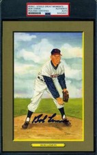 Bob Lemon PSA DNA Coa Slabbed Signed Perez Steele Great Moments Autograph
