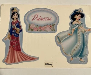 Disney Princess Glitter Stickers #8 Of 12 Features Mulan And Jasmine + Princess - Bild 1 von 7