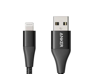 Anker PowerLine III USB-A Cable to lightning 3 ft black NEW MFi Certified - Zdjęcie 1 z 3