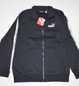Chaqueta Negra Puma Tape para Hombre con Cremallera Completa NUEVA PRECIO DE VENTA SUGERIDO POR EL FABRICANTE $60 Talla M - Imagen 1 de 2