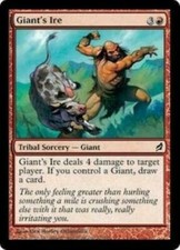 Giant's Ire x4 Lorwyn MtG NM