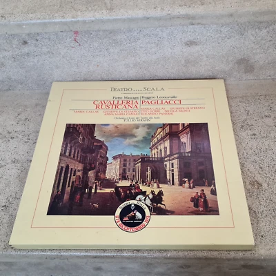 Coffret de 3 vinyles 33t / Cavalleria rusticana ( Théatro scala) 1978 - Photo 1/4
