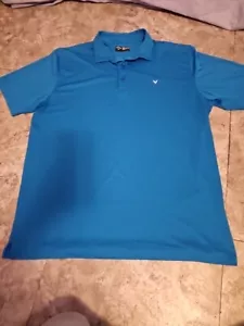 Polo Callaway Opti-Dri uomo XL blu manica corta - Foto 1 di 10