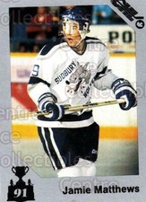 1991 7th Inning Sketch Memorial Cup #124 Jamie Matthews