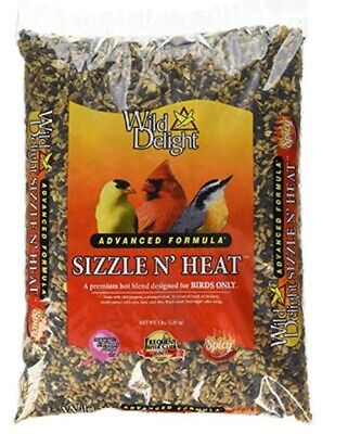 Wild Delight Sizzle N Heat Sunflower Kernels Wild Bird Food 5 Lbs • 26.50$