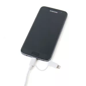 Cable de carga ChargerLeash con alarma, 48", iPad, iPhone, iPad, Android, tableta - Imagen 1 de 12