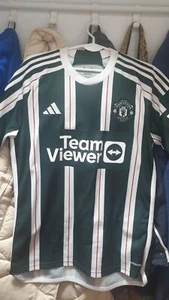 MANCHESTER UNITED AWAY 2023 M JERSEY MAGLIA FOOTBALL SHIRT - Foto 1 di 8