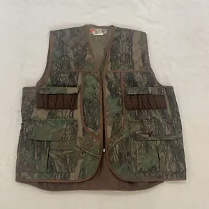 Winchester Hunting Vest Mens Conceal Camouflage Treebark Pockets Zip Front Large - Picture 1 of 7