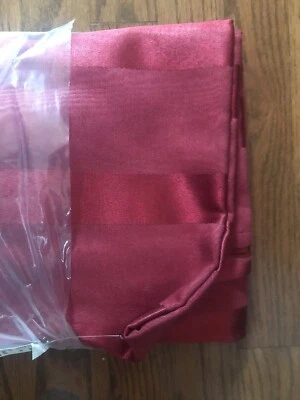 Garnet Red Double Panel Shower Curtain And Liner JCPenney Collection - Image 1 of 3