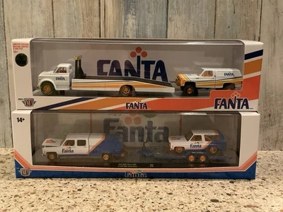 2PC LOT M2 Fanta CHASE HAULERS 1973 GMC 3500/JIMMY & 1958 C60/CHEYENNE (2 SETS) - Image 1 of 4
