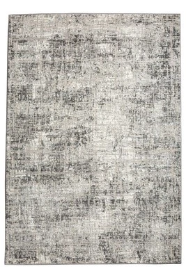 Livigno 1241 Transitional Striated Grey 3x5 Area Rug - Image 1 of 4