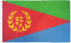 Eritrea 2x3ft Poly Flag International Eritrean Eritrea Country National Flag - Picture 1 of 3