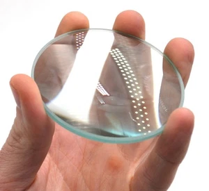 Double Convex Lens, 150mm Focal Length, 3" (75mm) Diameter - Spherical, Optic... - Picture 1 of 6