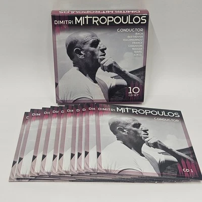 Dimitri Mitropoulos: Conductor (Bach, Beethoven, Mahler, etc.) 10 CD Box VG+ - Image 1 of 2