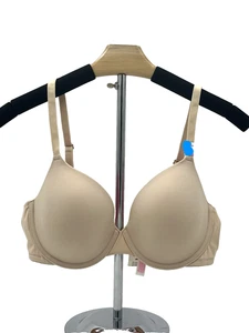 Victoria's Secret Pink Bra Wear Everywhere Lightly Lined 11127062 32C Beige - Picture 1 of 5