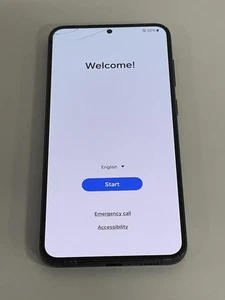 Samsung Galaxy S23+ 256GB SM-S916U Phantom Black (Spectrum) - Glass Cracked - Picture 1 of 7