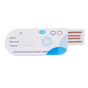 1 Piece USB Temperature Data Logger 14400 Points USB Report 60 Days IP65 Q1P8 - Imagen 1 de 7