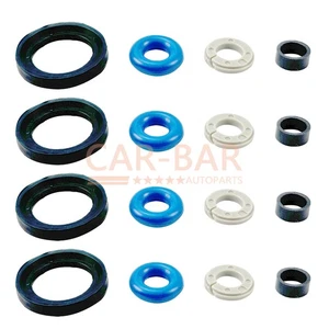Kit de 4 juntas tóricas de inyector de combustible para Hyundai Tucson Kia Sportage 2013-2018 1,6 L 2,0 L - Imagen 1 de 4