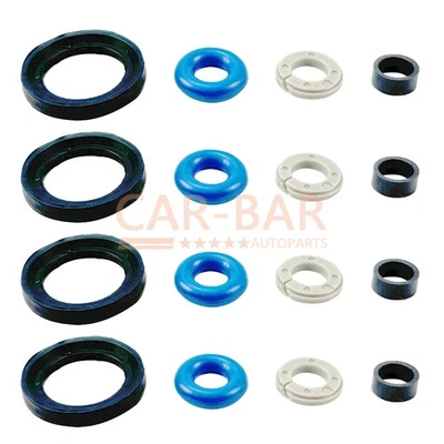 Kit de 4 juntas tóricas de inyector de combustible para Hyundai Tucson Kia Sportage 2013-2018 1,6 L 2,0 L Foto 1 de 4